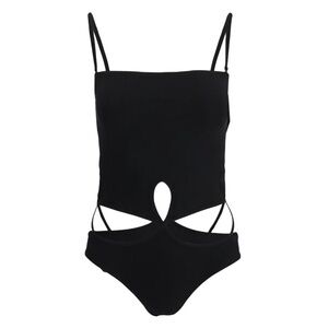 Christopher Esber Black Cutout Looped Adjustable Strapless Swimsuit 8